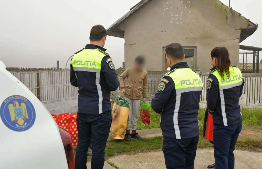 politistii din olt daruri pentru familiile nevoiase in prag de craciun 6943dae734c33
