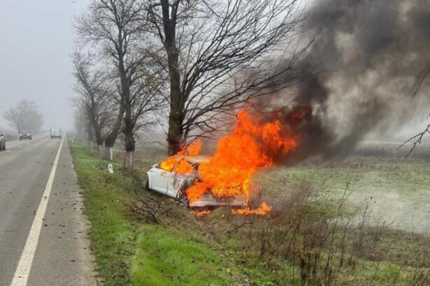 sfarsit groaznic pentru un tanar din slatina s a izbit cu masina de un copac si vehiculul a ars ca o torta foto 693d6dc264aa5 1