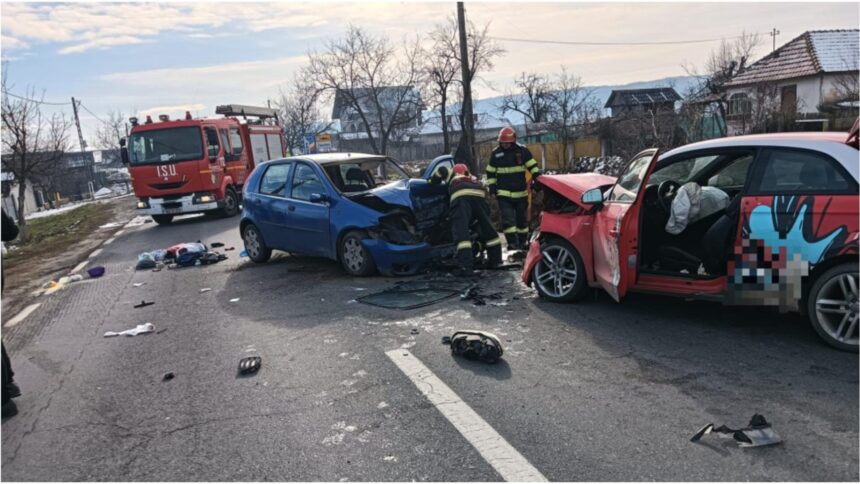 accident grav pe dn 64 in judetul valcea doua persoane au fost ranite dupa ce doua masini s au ciocnit violent 6968f0566b998 1