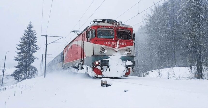 circulatia trenurilor afectata din cauza ninsorilor intarzieri semnificative pe regionalele craiova si timisoara 695f9f9ef1ca0