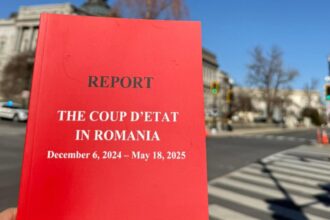 george simion s a dus in sua cu raportul anularii alegerilor va ajunge pe masa fiecarui congresman american 696fc112c4388