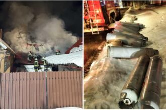 incendiu devastator la o pensiune din judetul caras severin pompierii au evacuat la timp mai multe butelii cu propan 696b8cb92f25a