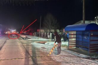 olt o femeie a fost gasita fara suflare pe sosea lovita de o masina soferul a fugit de la locul accidentului fiind prins ulterior de politisti foto 697060e101aa0