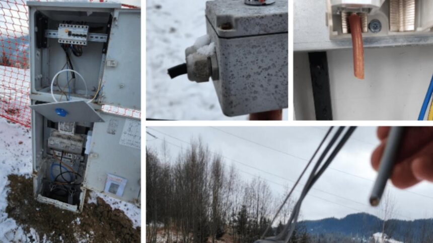 sabotaj pe o partie de schi din campulung imagini ireale instalatii si facilitati compromise foto 695d0b3c5b556