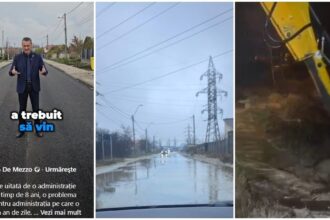 strada agricultorului cu asfaltarea careia s a laudat de mezzo inundata la prima ploaie mai serioasa video 695df6436c2c3