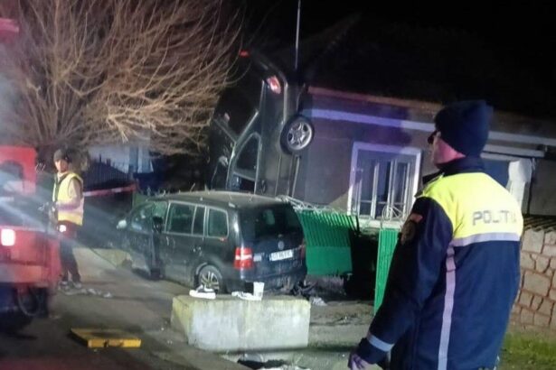 cascadorie periculoasa pe o strada din olt cum a reusit un sofer sa parcheze masina 6986fb5a1649f