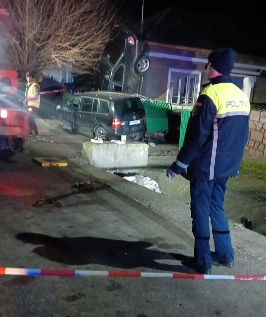 cascadorie periculoasa pe o strada din olt cum a reusit un sofer sa parcheze masina 6986fb5a1649f