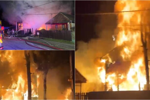 incendiu puternic in judetul mures doua case au fost cuprinse de flacari 6982527321b14