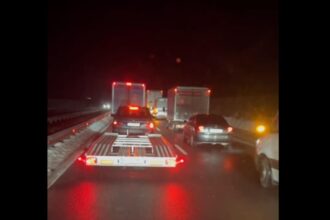 trafic restrictionat pe a3 in zona moara vlasiei din cauza unui accident in care au fost implicate mai multe autovehicule 6996a5840de5d