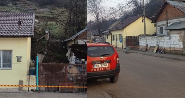 alunecare de teren in slatina doua locuinte au fost afectate si altele sunt in pericol zeci de persoane evacuate foto 69abf346a45b0