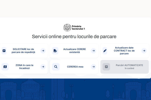 primaria sectorului 1 introduce inscrierea online pentru parcarile de resedinta cum pot fi depuse cererile 69a5b4f871bb0