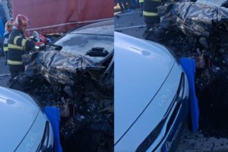 trafic blocat pe dn1 in judetul bihor patru persoane ranite intr un accident in care au fost implicate trei autoturisme si un tir 69a70fbe89e1f